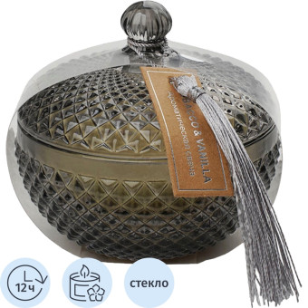 Свеча ароматическая в стакане Вещицы Tobacco & Vanilla 8x9 см