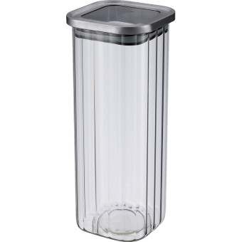 Банка для сыпучих продуктов Regent inox Desco стеклянная 1.9 л