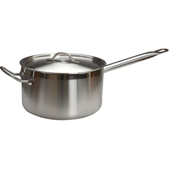 Сотейник MGSteel 23.5 см нержавеющая сталь с крышкой