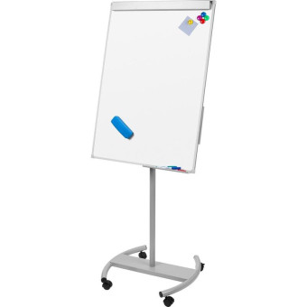 Флипчарт магнитно-маркерный 70х100 см на роликах Attache