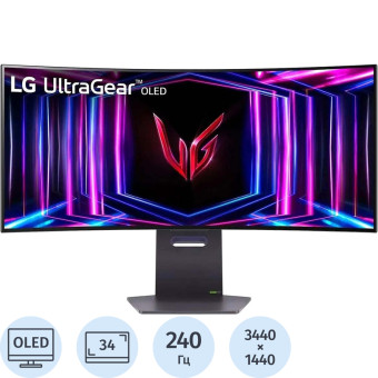 Монитор 34" LG 34GS95QE-B черный