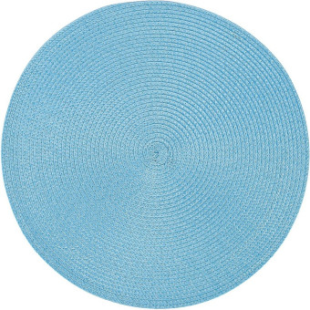 Салфетка сервировочная (плейсмат) Nouvelle Daily Casual line 38x38 см  голубая (4 штуки в упаковке)