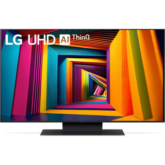 Телевизор 43" LG 43UT91006LA.ARUB черный