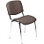 Стул офисный Easy Chair Изо коричневый экокожа металл хромированный  (550733)