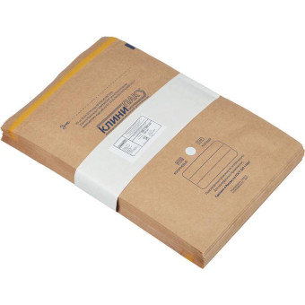 Пакет для стерилизации Клинипак для паровой и воздушной стерилизации 200x280 мм (100 штук в упаковку)