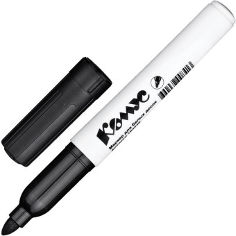 Маркер для досок Комус BY2304 черный (толщина линии 2-5 мм)