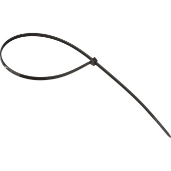 Хомут (стяжка) пластиковый TOPFORT 400х4.8 мм чёрный 100 штук