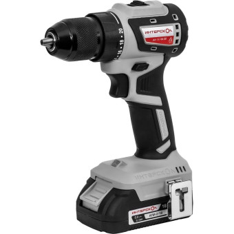 Дрель-шуруповёрт аккумуляторная Интерскол ДА-13/18В 50 бесщёточная 2 АКБ  x Li-ion (18 В, 2 Ач)+ЗУ в кейсе (776.2.2.70)