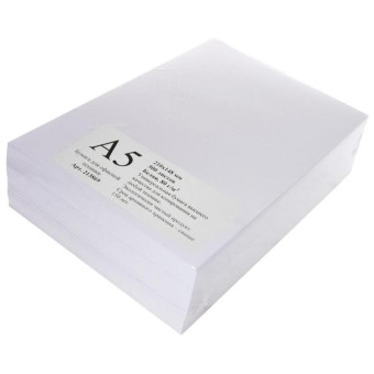 Бумага для офисной техники (A5, марка A, 80 г/кв.м, 500 листов) (10 штук в упаковке)