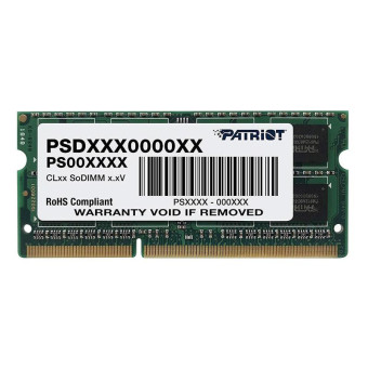 Оперативная память Patriot SL 4 ГБ PSD34G1600L2S (SO-DIMM DDR3)