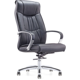 Кресло для руководителя Easy Chair 534 TL черное (кожа/металл)