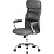 Кресло для руководителя Easy Chair 591 TC серое/черное (сетка/ткань, металл)