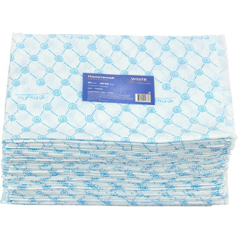 Салфетка одноразовая нестерильная в сложении 45 x 90 см (голубая, 50 штук в упаковке)