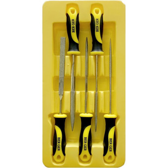 Набор надфилей Berger 140 мм с алмазным напылением 5 предметов (BG1148)