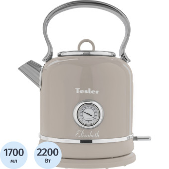Чайник электрический Tesler KT-1745 серый (203027)