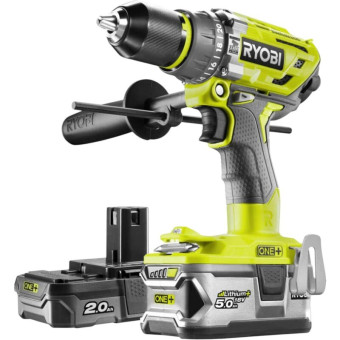 Дрель-шуруповерт ударная аккумуляторная Ryobi One+ R18PD7-252S (5133004391)