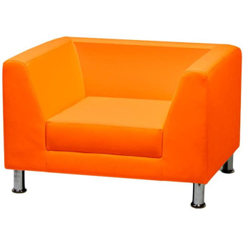 Кресло Evolution оранжевое (искусственная кожа)