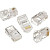 Вилка Cablexpert RJ-45 (LC-8P8C-001) 100 штук в упаковке