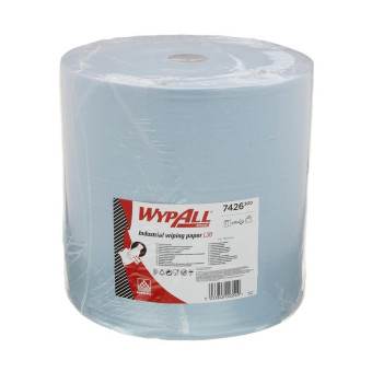 Нетканый протирочный материал Kimberly Clark Wypall L30 7426 голубой (670 листов в упаковке)