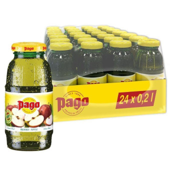 Сок Pago яблочный 0.2 л (24 штуки в упаковке)