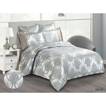 Постельное белье Cleo Satin Jacquard 21/200-SG (2-спальное, жаккард)