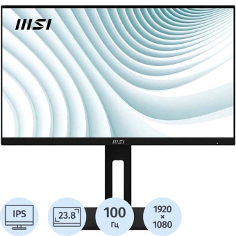 Монитор 23.8" MSI MP242AP черный (9S6-3PA19T-204)