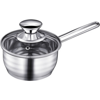 Ковш Regent inox Linea Bimbo vitro 0.7 л нержавеющая сталь с крышкой