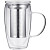 Кружка Regent inox Linea Franco стеклянная 450 мл