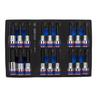 Набор головок Torx King Tony 1/2" 18 предметов (9-4138PRV)