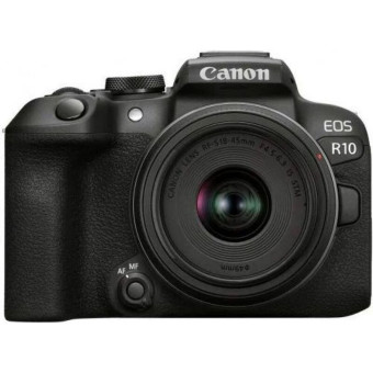 Фотоаппарат Canon EOS R10 kit + объектив RF-S 18-45 IS STM черный (5331C009)