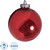 Шар новогодний BigDecor пластик красный (диаметр 15 см)