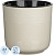 Горшок для цветов Idiland Nature 2.7 л с внутренней вставкой 1.7 л  бежевый (16x16 см)