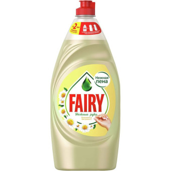 Средство для мытья посуды Fairy Нежные руки Ромашка и витамин Е 900 мл