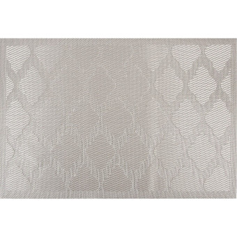 Салфетка сервировочная (плейсмат) Nouvelle Daily Casual line 30x45 см  светло-серая (4 штуки в упаковке)