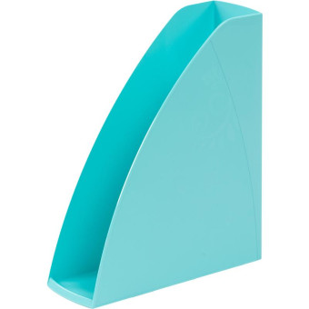 Лоток вертикальный для бумаг 85 мм Attache Flamingo пластиковый голубой