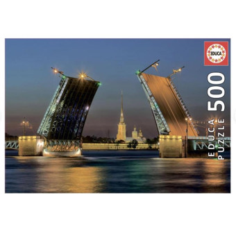 Пазл Educa Развод Дворцового моста в Санкт-Петербурге 500 деталей