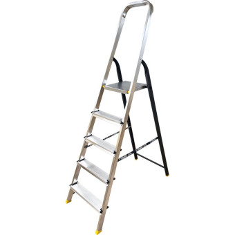 Стремянка алюминий/сталь Алюмет AMS7805 5 ступеней