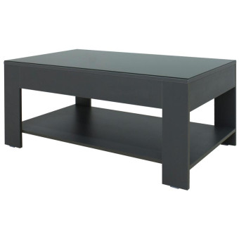 Стол журнальный BeautyStyle 26 (графит темный/черный)