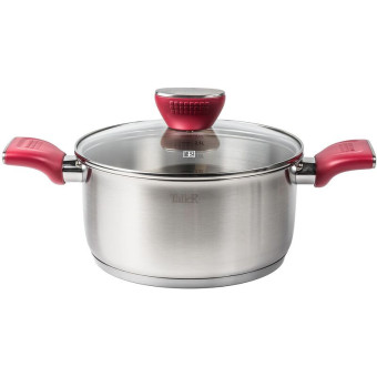 Кастрюля TalleR 17287 3 л нержавеющая сталь с крышкой