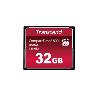 Карта памяти 32 ГБ CompactFlash (CF) Transcend CompactFlash TS32GCF800 X800