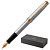 Ручка перьевая Parker Sonnet Stainless Steel GT цвет чернил черный цвет корпуса серебристый (артикул производителя 1931505)