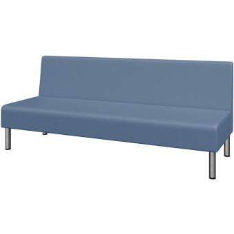 Диван трехместный Юнит-Док U3H голубой (искусственная кожа)