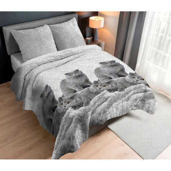 Постельное белье Lovely textile Британцы (1,5-спальное, перкаль)