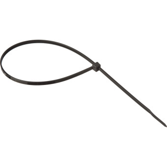 Хомут (стяжка) пластиковый TOPFORT 300х3.6 мм чёрный 100 штук