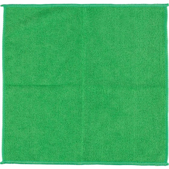 Салфетка хозяйственная микрофибра 30х30 см 280 г/кв.м зеленая