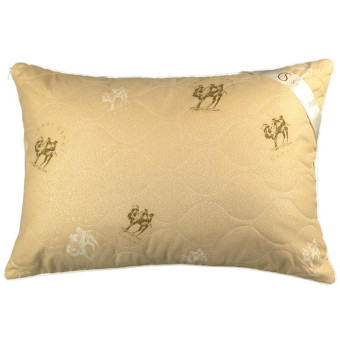 Подушка Selena Sky Line 50х70 см полиэфирное волокно-верблюжья шерсть/тик