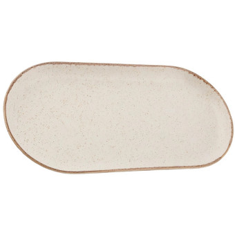Блюдо сервировочное фарфоровое Porland Seasons 30х15 см бежевое (6 штук  в упаковке)