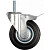Колесо для тележки поворотное SCTB 125 с тормозом 125 мм