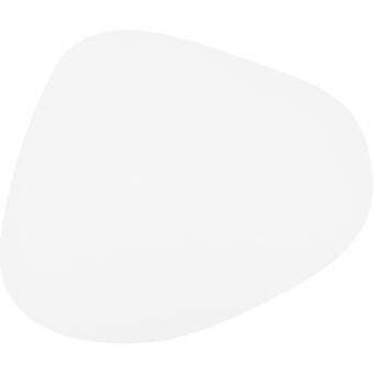 Салфетка сервировочная (плейсмат) Nouvelle Home Экокожа 37x45 см белая  (4 штуки в упаковке)