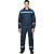 Костюм рабочий летний мужской л20-КПК с СОП синий/васильковый (размер  68-70, рост 182-188)